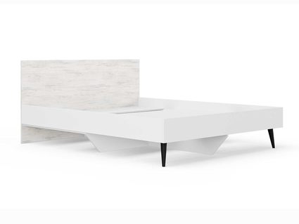 Кровать Сонум Ines Ясмунд + белый 160х200