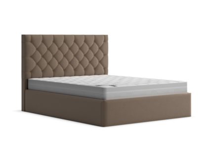 Кровать Lonax Элоиза велюр Dolly-17 (с основанием) 180х190