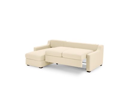 Диван Фиеста Мебель Непал с оттоманкой велюр Vivaldi 03 бежевый