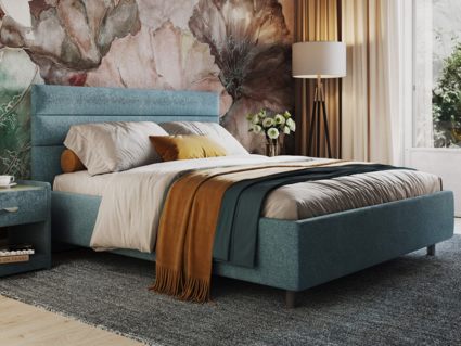 Кровать Сонум Linda Экокожа Белая 160х190