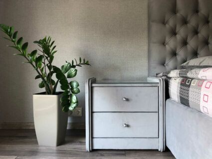 Тумба Димакс Сандрига велюр Velutto 05 уцененная 45х57