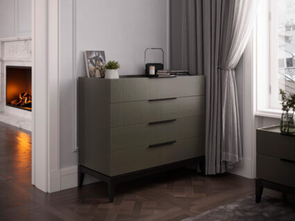 Комод Rivi Goodman (широкий) Серый графит/венге 50х110