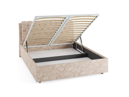 Кровать Сонум Olivia Кашемир Синий (с подъемным механизмом) 160х200