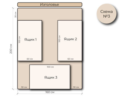 Кровать Mr.Mattress Site Box велюр Toffee 140х200
