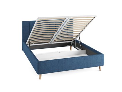 Кровать Сонум Alma Рогожка Песочная (с подъемным механизмом) 160х190