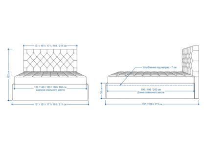 Кровать Lonax Элоиза велюр Dolly-17 (с основанием) 180х190