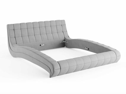 Кровать Сонум Milano Кашемир Бежевый 140х200