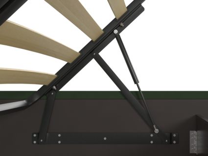 Кровать Lonax Милана велюр Dolly-2 (с подъемным механизмом) 180х195