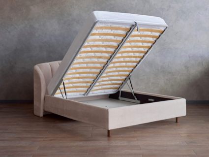 Кровать Сонум Valencia Кашемир Горчичный (с подъемным механизмом) 180х190