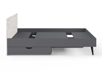 Кровать Сонум Ines Ясмунд + серый 180х200