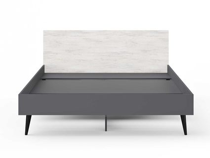 Кровать Сонум Ines Ясмунд + серый 180х200