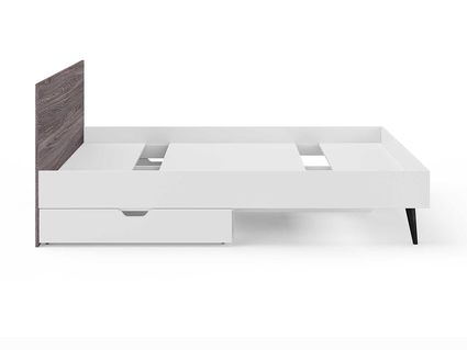 Кровать Сонум Ines Ясень анкор + белый 180х190