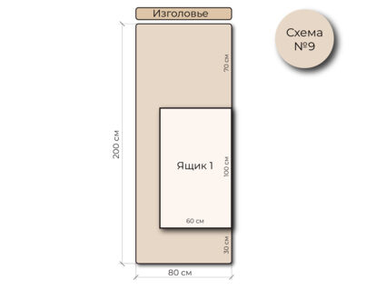 Кровать Mr.Mattress Site Box экокожа White 160х200