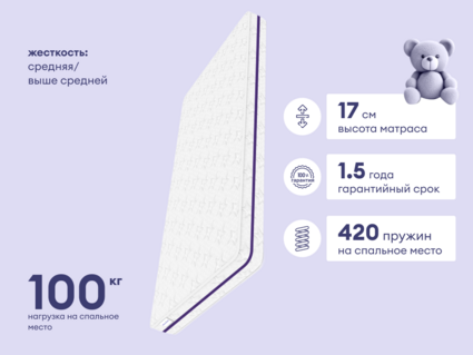 Матрас Базилик Бэби Фан 70х160