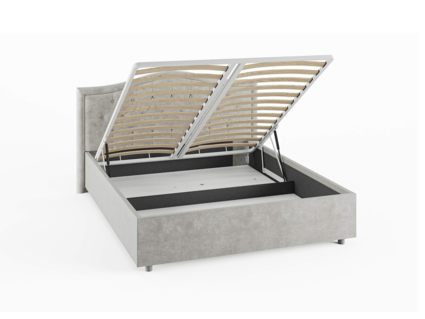 Кровать Сонум Ancona Кашемир Серый (с подъемным механизмом) 140х200