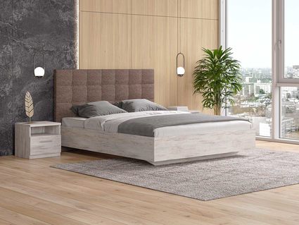 Кровать Сонум Luiza Ясмунд + Кашемир Бежевый 180х190