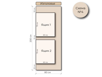 Кровать Mr.Mattress Site Box экокожа White 160х200