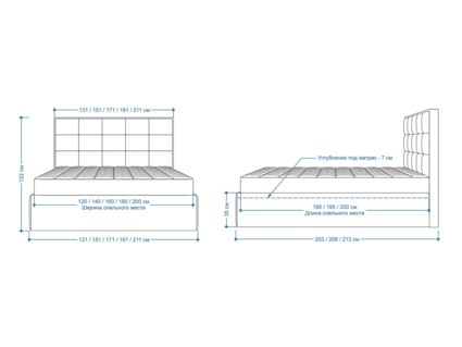 Кровать Lonax Адель велюр Dolly-1