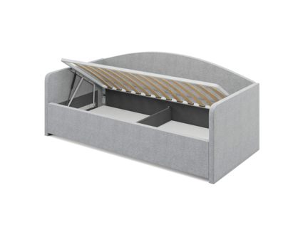 Кровать Сонум Uno Экокожа Платиновый перламутр (с подъемным механизмом)