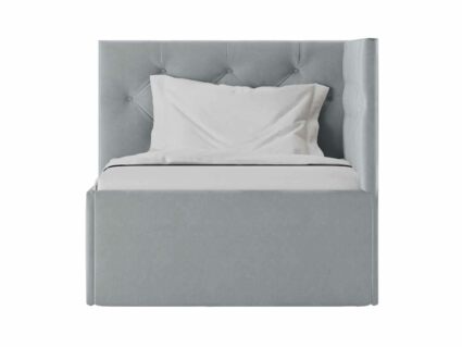 Кровать Димакс Бриони с подъемным механизмом 120x200 Велюр Velutto 33 уцененная