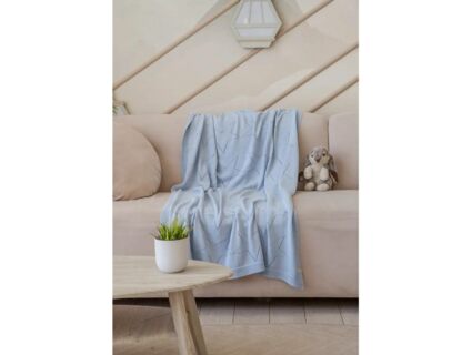 Плед Luxberry SELF STARS голубой