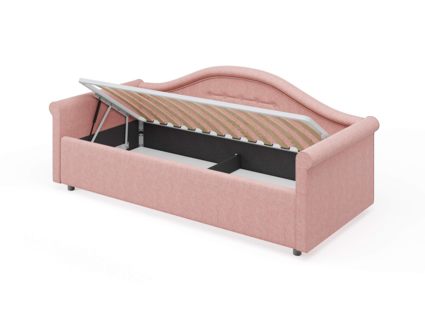 Кровать Сонум Maria Рогожка Мокко (с подъемным механизмом) 80х180