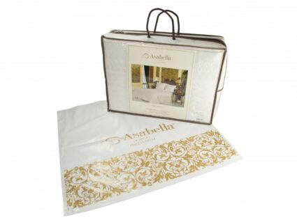 Комплект постельного белья Асабелла с летним одеялом 2225-OMP Евро