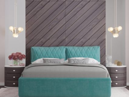 Кровать Nuvola Celeste Next 014 (с подъемным механизмом) 140х200