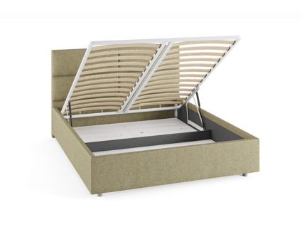 Кровать Сонум Omega Кашемир Светло-серый (с подъемным механизмом)