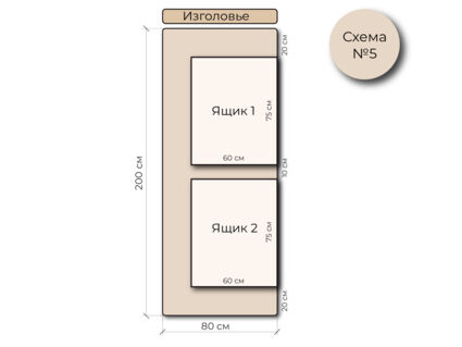 Кровать Mr.Mattress Site Box велюр Toffee 140х200