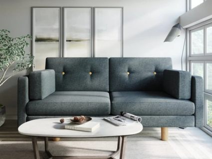 Диван Арско Ингвар М двухместный серый Длина 167 см