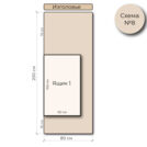 Кровать Mr.Mattress Site Box экокожа Brown
