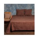 Покрывало Luxberry VELVET коричневая замша 150х220