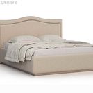 Кровать Nuvola Vicensa Style Velutto 04 (с подъемным механизмом) 180х190